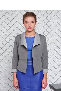 Kardigan z neoprenu GR1230 Dark Grey