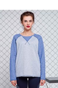 Elastyczna bluzka sportowa GR1160 dżins