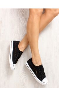 KORONKOWE TRAMPKI DAMSKIE NB89P BLACK