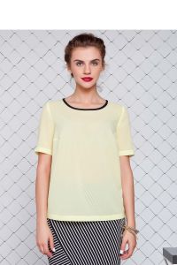 Bluzka o swobodnym kroju GR1089 Yellow