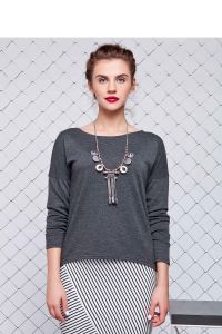 Bluzka sportowa  z długim rękawem GR1085 Dark Grey