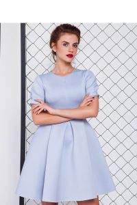 Sukienka z neoprenu GR1079 Sky Blue