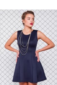 Sukienka wykonana z neoprenu GR1158 Blue