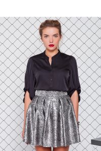 Bluzka z oryginalnym rękawem GR1156 Black