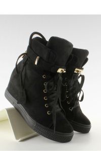 SNEAKERSY Z KŁÓDKA ZAMSZ C-223 BLACK