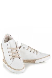 SZNUROWANE ESPADRYLE Biały