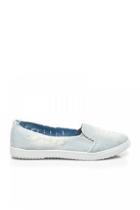 TRAMPKI SLIP ON JEANS Niebieski