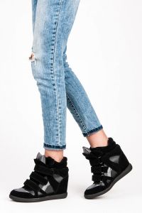 MODNE SNEAKERSY  Czarny
