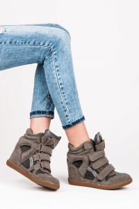 MODNE SNEAKERSY Szary