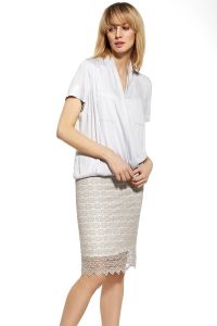 Spódnica Model 230097 Grey/Ecru