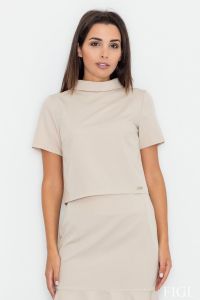 Bluzka Model M542 Beige
