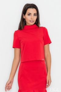Bluzka Model M542 Red