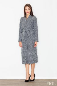 Płaszcz Damski Model M532 Melange Grey