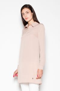 Bluzka Koszulowa Model VT054 Beige