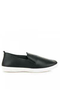 DAMSKIE TRAMPKI SLIP ON Czarny