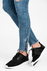 ZAMSZOWE BUTY SPORTOWE Czarny