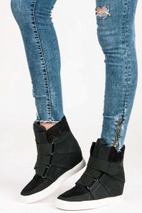 CZARNE SNEAKERSY DAMSKIE Czarny
