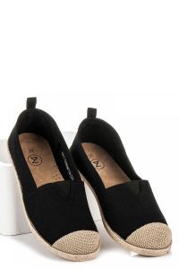 BALERINKI ESPADRYLE Czarny
