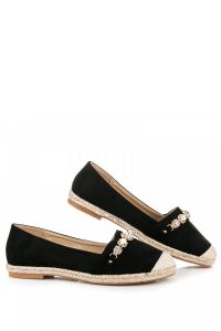 ZAMSZOWE ESPADRYLE Czarny