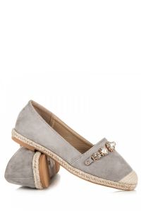 ZAMSZOWE ESPADRYLE Szary