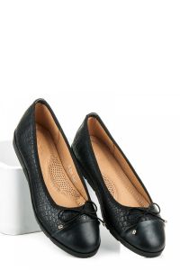 BALERINY SNAKE PRINT Czarny