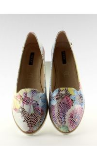 MOZAIKOWE MOKASYNY LORDSY 1159 BEIGE
