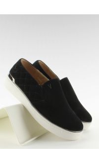 ZAMSZOWE TRAMPKI SLIP-ON 7103 BLACK II-GAT