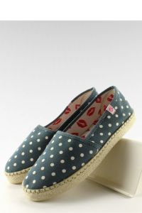 PŁÓCIENNE ESPADRYLE W GROSZKI K1620004 MARINO