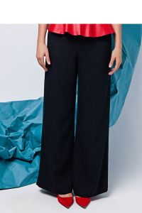 Modne komfortowe spodnie GR1271 Black