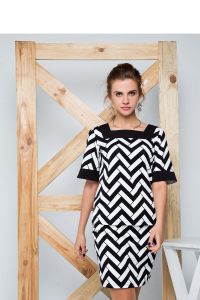 Lekki top z teksturowanej dzianiny GR1308 Black