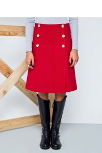 Spódnica na podszewce GR1185 Red