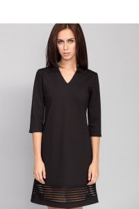 Sukienka z dekoltem w kształcie litery V MM1035 Black