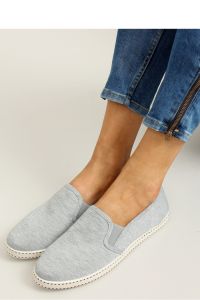 TRAMPKI SLIP-ON Z TAŚMĄ 991-Y GREY