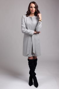 Płaszcz damski PLA026 gray