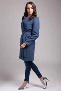 Płaszcz damski PLA026 jeans