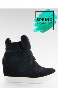 ZAMSZOWE SNEAKERSY ZAPIĘCIE NA RZEP FA147 BLACK