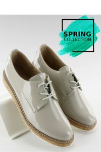 MOKASYNY ZE SKÓRZANYM ŚRODKIEM 7153 GREY