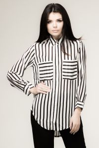 Koszula Damska Model 450186 Black-White