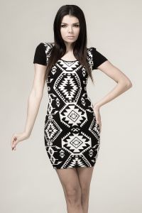 Sukienka Model 580776 Black-White