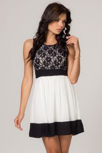 Sukienka Model 580733 Black/White